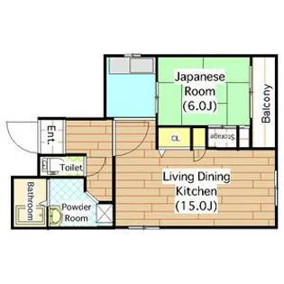 メゾンドールDOI【5階】の間取り