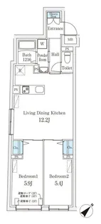Aglaia千石【3階】の間取り