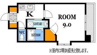 エイトバレー横川リバーフロント【2階】の間取り