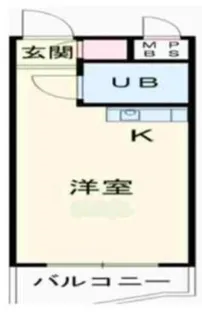 スカイコート下北沢【1階】の間取り