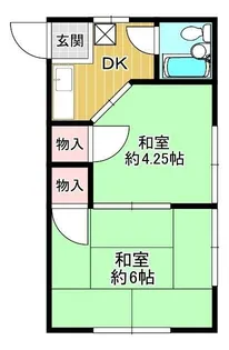 バディーハイツ【1階】の間取り