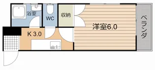 キャッスル竹井【3階】の間取り