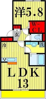 セジュール保塚B【2階】の間取り