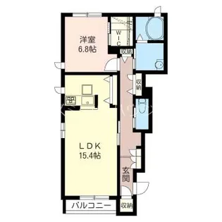 ブランノワールII【1階】の間取り