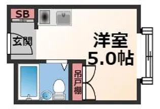 プレアール小若江【2階】の間取り