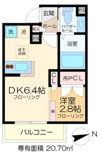 Peuple【1階】の間取り