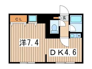 ソシエ南林間【2階】の間取り