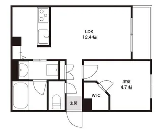 グランフォルトゥーナ浜田山【1階】の間取り