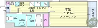 プラセール高橋【1階】の間取り