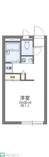 レオパレスマイルド棟高【2階】の間取り