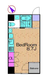 プレスタ目黒【7階】の間取り