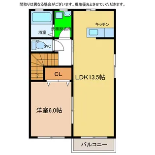 ハーブメゾンTANAKA【2階】の間取り