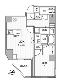 SYFORME浅草II【9階】の間取り