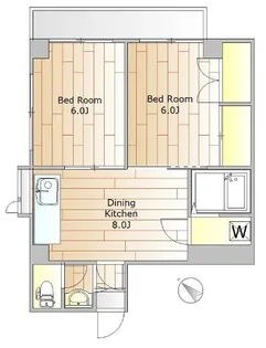リッチモンドコート【3階】の間取り
