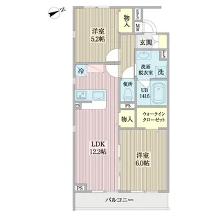 La Fonte横浜反町【3階】の間取り