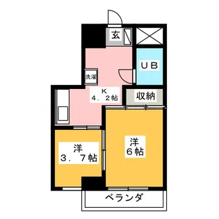 ル・グラン川越【2階】の間取り
