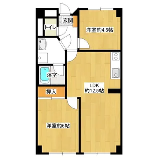 ノーブルコート【5階】の間取り