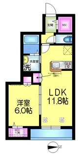 メゾン・ド・ロンジュ【3階】の間取り