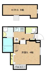FLOWER WING原町【1階】の間取り