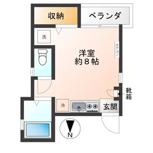 NKホーム第1【3階】の間取り
