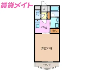 ハビテーション三石塚【3階】の間取り