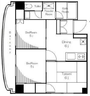 グランメゾンTJ【2階】の間取り