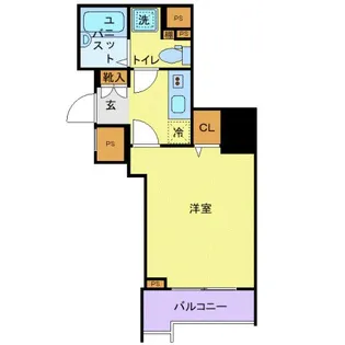 スカイコート日本橋壱番館【10階】の間取り