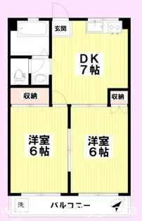 グリーンハイツ【3階】の間取り