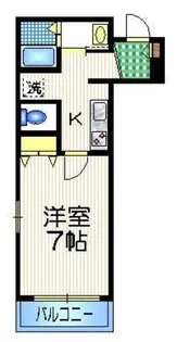 ルミエール下北沢【1階】の間取り