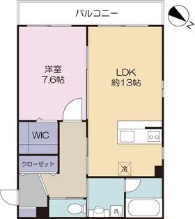 メゾンドクレール【2階】の間取り