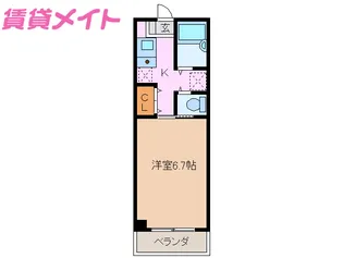 アーバンハイツ藤【1階】の間取り
