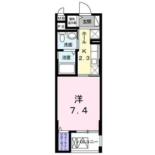 メゾン ド リラクオーレ【4階】の間取り