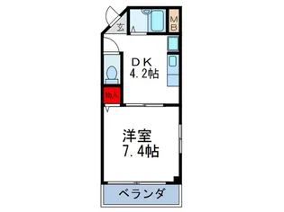 BUBBIES 千里山【3階】の間取り