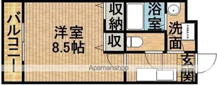 アテネ【3階】の間取り