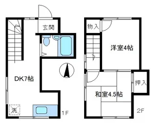 コーポみどりの間取り