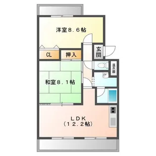 フィオーレ【3階】の間取り