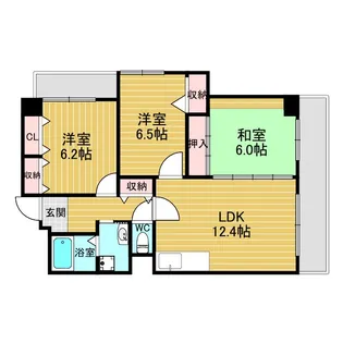 パルハセトン十三【2階】の間取り