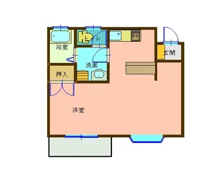 セキネハイツ長瀬【2階】の間取り