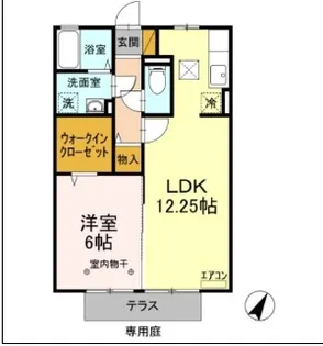 セント グレース【1階】の間取り