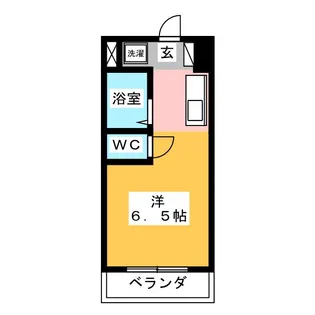 エステートモリヤ【1階】の間取り