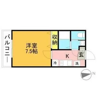 リード桜坂【14階】の間取り