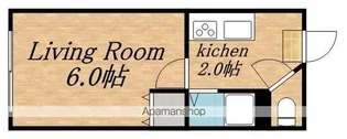 トウリョウ南5条ビル【4階】の間取り