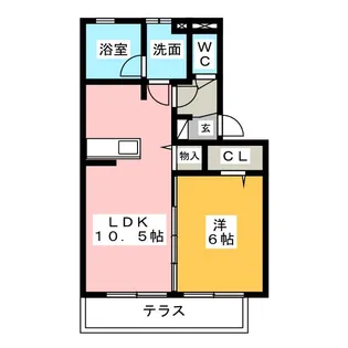 Riviere 【リヴィエール】【2階】の間取り