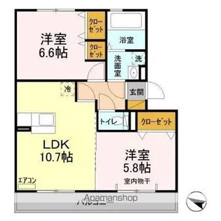 ボヌールおおたかの森 I【2階】の間取り