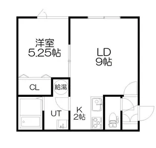 HAMPTON(ハンプトン)【2階】の間取り