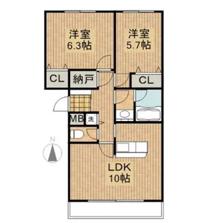 REGENCY COURT【3階】の間取り