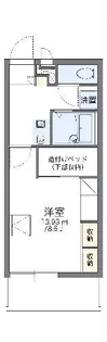 レオパレスヴィラ銚子【1階】の間取り