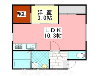 TRIOVE飯塚バスターミナル前【3階】の間取り