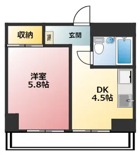 高野ハイツ【3階】の間取り