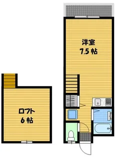 メゾンエスポワール滑石【1階】の間取り